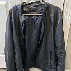 Michael kors leather jacket